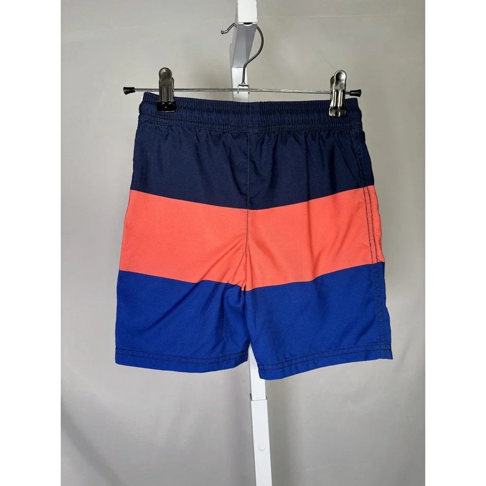 Carter's Swim Trunks Toddler Boy Shorts Blue Pink Black‎ 5T NWT- UPF50+